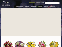 Tablet Screenshot of lakeviewflorist.com